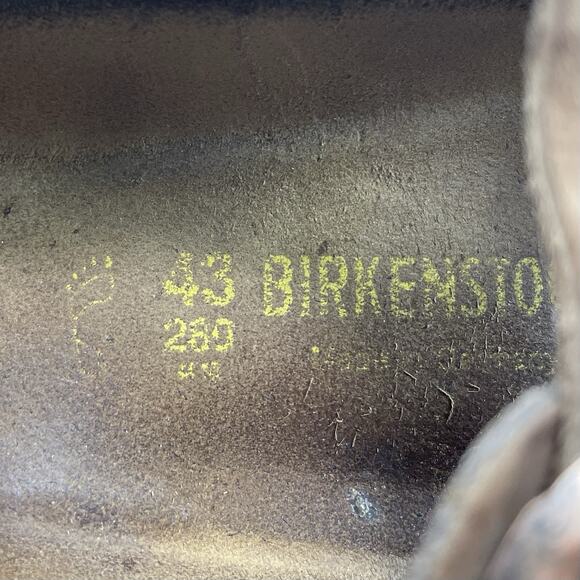 Birkenstock Milano Back Strap Sandals Mens Size 43 US Size 10-10.5 Brown Soft FB - Picture 8 of 9